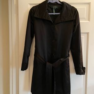 Ralph Lauren Black Raincoat